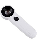 MG6B-C 45X Jeweler 21MM Magnifier, Jeweler Eye Loupe, LED Light - $13.51 CAD