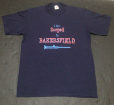 I Got Scoped In Bakersfield Shirt Men&#39;s Large Scope Eye Bite Gun Humor V... - $25.11