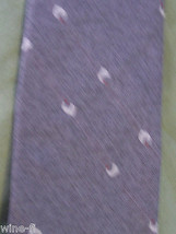 Tie  Polyester Silk Austin Manor Neck Tie Gray White Red Geometric Shapes  - £6.05 GBP