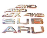 03 04 05 SUBARU FORESTER 2.5X REAR GATE SIDE PILLARS EMBLEM LOGO BADGE O... - $53.99