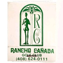 Laguna Seca Golf Club Carmel Vintage Matchbook Rancho Canada Unstruck E19D - $19.99