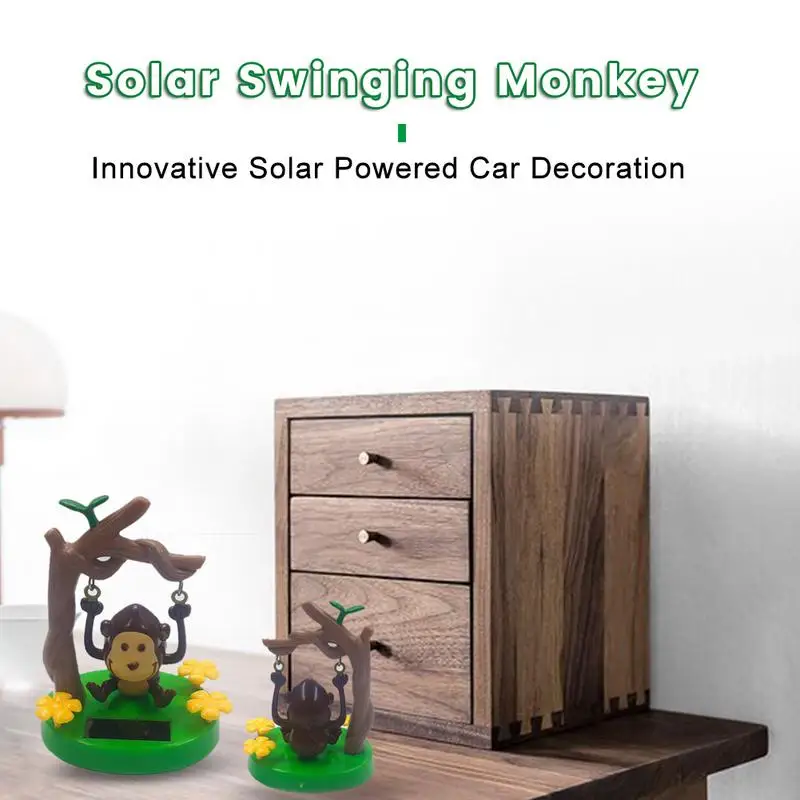 Solar Powered Dancing Animal Swinging Animated Bobble Dancer Toy Car Decor Kid - £11.10 GBP