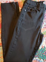 Mudd Brand ~ Faded ~ Black Pants ~ Juniors&#39; Size 5 ~ Skinny ~ Stretch - £20.92 GBP