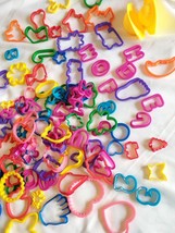 LOT COOKIE CUTTERS Boots Letters Numbers Moon Sun Truck Butterfly Flower... - $19.97