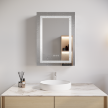 26x20 inch Bathroom Medicine Cabinet with LED Mirror, Anti-Fog - £243.49 GBP