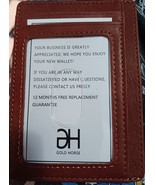 GH GOLD HORSE Slim RFID Blocking Card Holder Minimalist Leather Front Po... - $226.18 MXN