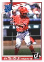 2018 Donruss #42 Victor Robles RC Rookie Card Washington Nationals ⚾ - £0.75 GBP