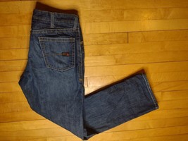 Ariat Jeans Mens 36x34 Blue FR M4 Low Rise Bootcut Work Cowboy Stretch D... - $39.99