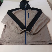 BCG Men’s Gray &amp; Black Full Zip Pockets Hoodie Jacket Size XL Chest 55&quot; - €16,94 EUR