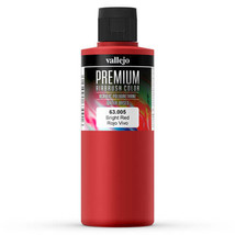Vallejo Paints Premium Colour 200mL - Bright Red - £20.21 GBP
