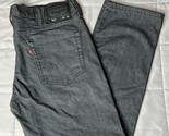 Levi&#39;s 511 Jeans Mens 38x30 Black Slim Fit Straight Denim Causal Stretch - $23.21