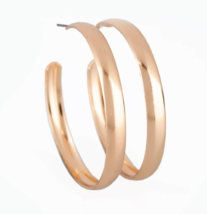 Paparazzi A Double Feature Gold Hoop Earrings - New - $4.50