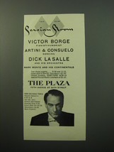1950 The Plaza Hotel Advertisement - Victor Borge - Persian Room - £14.78 GBP