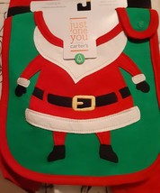 Just One You Carter's Xmas Santa  bib teething cloth - $5.84