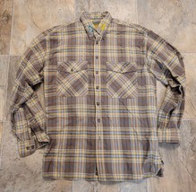 Vtg Camel Trophy Adventure Wear Land Rover Mens Button Up Shirt Plaid Sz... - £46.50 GBP