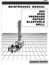 CATERPILLAR 2HP High Pressure Rotary Blasthole Drill Manual FLASH DRIVE ... - $29.65