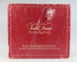 Trivial Pursuit Baby Boomer Edition 1983 Subsidiary Card Set Master Game Genus - £7.71 GBP