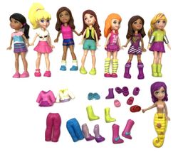 Polly Pocket Dolls, Clothing, Shoes, &amp; Accessories Lot Set 25 - $19.95