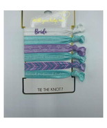 Will You Help Me Tie The Knot Hair Ties, 6 count, blue purple - £7.31 GBP