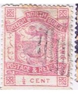 Stamps British North Borneo 1/2 Cent Brown Used - $6.98