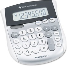 Texas Instruments TI1795SV TI-1795SV Minidesk Calculator, 8-Digit LCD - £24.37 GBP