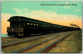 North Coast Limited Tacoma Train Near Tacoma Washington WA 1913 DB Postcard D14 - $17.77