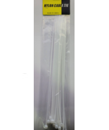2 Zip Ties Heavy Duty 1 foot, 120 LBS tensile strength large durable Nyl... - $92.12 MXN
