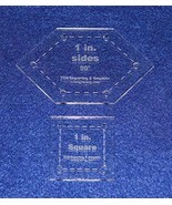 Patchwork of the Crosses 1&quot; -2 Piece Set Templates Acrylic 1/8&quot;  - $17.65