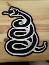 Metallica Snake Back Patch Large High-quality - £14.84 GBP