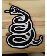 Metallica Snake Back Patch Large High-quality - £14.62 GBP