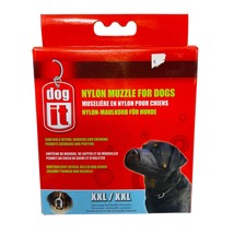 Dog It NYLON MUZZLE for Dogs, XXL, New - $4.29
