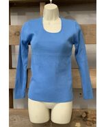 Herman Geist Blue Crew Neck Long Sleeved Sweater Woman’s Size Medium KG - €18,90 EUR