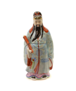 Chinese Porcelain LU Statue Fu Lu Shou Wealth Good Luck Statue 1960&#39;s  10&quot; - $147.51