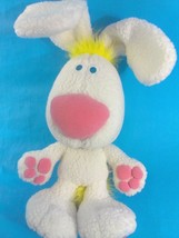 Bunny Rabbit Plush Rumpus Corp White Pink 17&quot; Stuffed Animal Toy 2000 Ed... - $59.95
