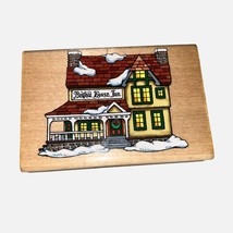 Inkadinkado Christmas Collection Bedford House Inn Snow 1999 Jackie Trer... - £7.58 GBP