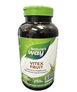 Nature&#39;s Way Vitex Fruit  400mg 100 Caps Support of Female Cycle Ex.09/3... - $20.80 CAD