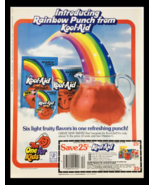 1984 Kool-Aid Rainbow Punch Juice Circular Coupon Advertisement - £14.16 GBP