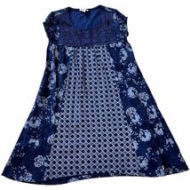 Naartjie Kids Girls Vintage Blue Summer Dress Size 8 - $350.94 MXN