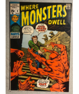 WHERE MONSTERS DWELL #8 (1971) Marvel Comics VF - €33,74 EUR