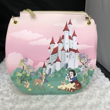 Loungefly Disney Snow White Castle Scene Crossbody Bag Purse Handbag - £54.85 GBP