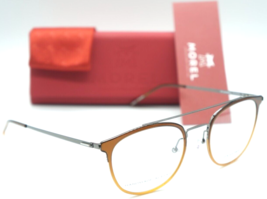 New Morel Lightec 30180L MG08 BROWN-SILVER Authentic Eyeglasses 51-21 France! - £198.67 GBP
