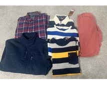 Bundle of 6 Tailor Vintage Boys Youth Large Shirts Shorts Multicolor Preppy  - $22.10