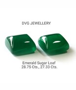 Emerald Sugar Loaf Cabochon , Emerald Sugar Loaf , Emerald Sugar Loaf Cu... - $20,515.60 CAD