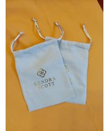 2 Kendra Scott Drawstring Jewelry Bags - Empty - FREE SHIPPING - £9.74 GBP