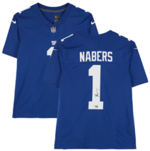 Malik Nabers Autographed New York Giants Royal Blue Nike Limited Jersey ... - $335.75
