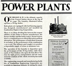 Combustion Engineering Power Plant 1928 Advertisement Industrial Edison DWCC14 - £23.59 GBP
