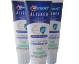 CREST Aligner Retainer Cleansing Gel 3 PACK Non-Abrasive Orthodontics 1.... - £5.48 GBP