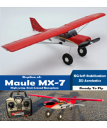 RC Airplane Monoplane 3D Aerobatic 6G Gyro Control Stunt Aircraft Maule ... - $117.99