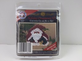 1995 Mill Hill Holiday Ornament VI  Glass Bead Kit #H69 Folksy Santa - £5.91 GBP