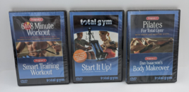Total Gym DVD Workouts Fitness Start it up Pilates 6to8 Minute Workout Lot Of 3 - £25.03 GBP